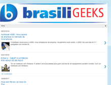 Tablet Screenshot of brasiligeeks.com